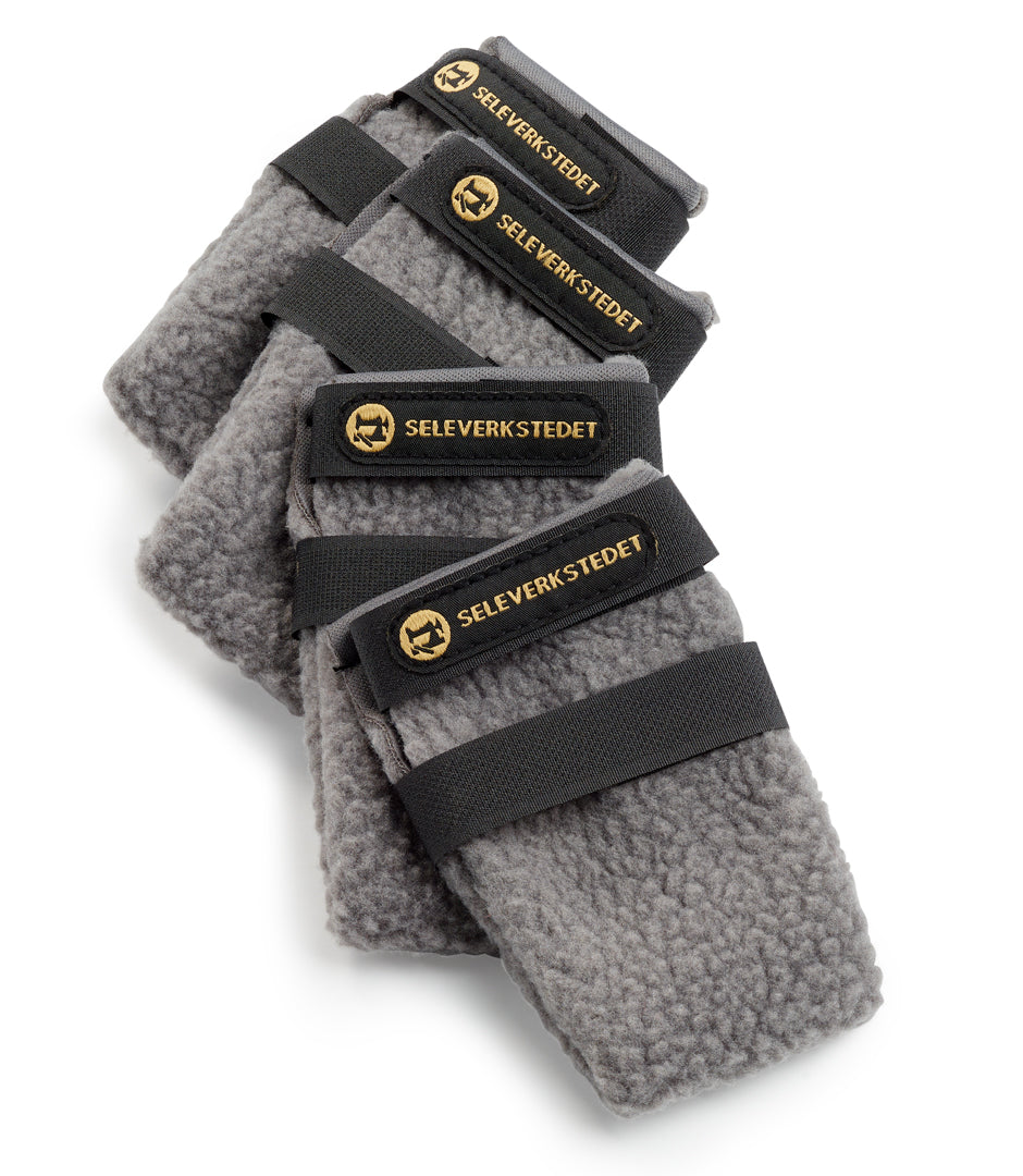 High Fleece Dog Shoes 4-pack