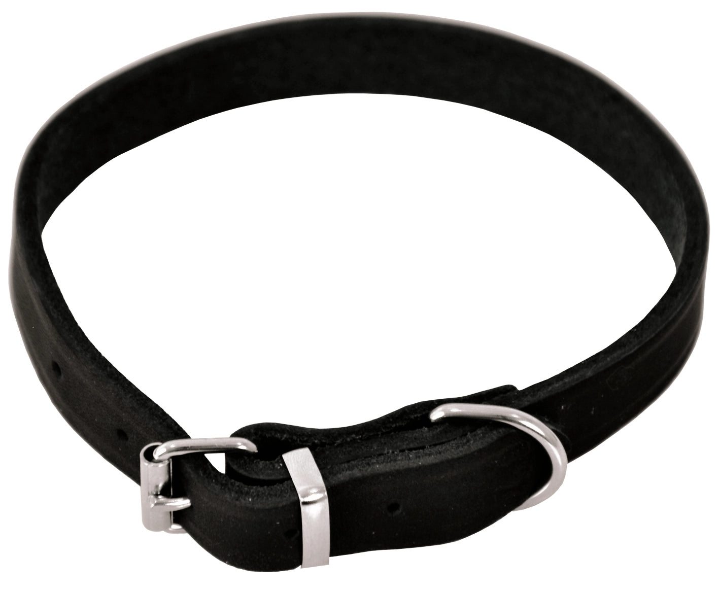 Dogman Lina Ställbart Läderhalsband