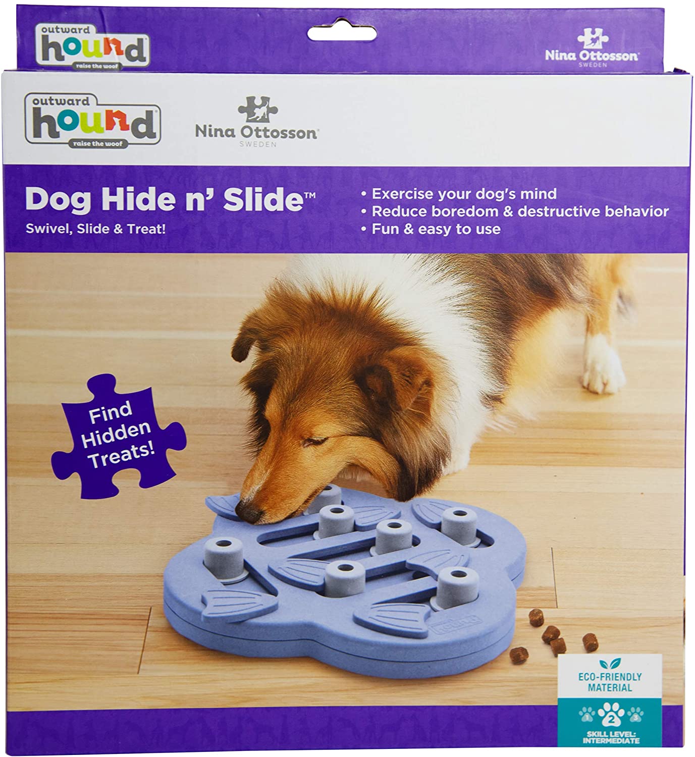 Aktiveringsleksak Hideslide 2 Lila