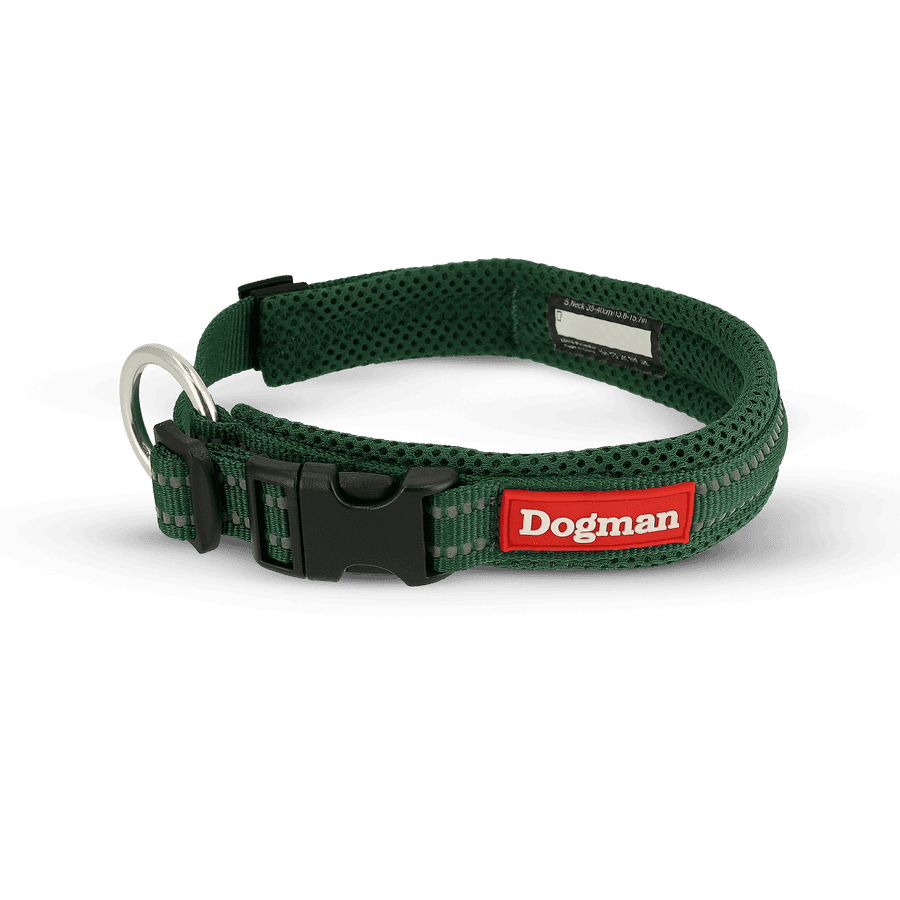 Dogman Air Mesh Vadderat Halsband Beige