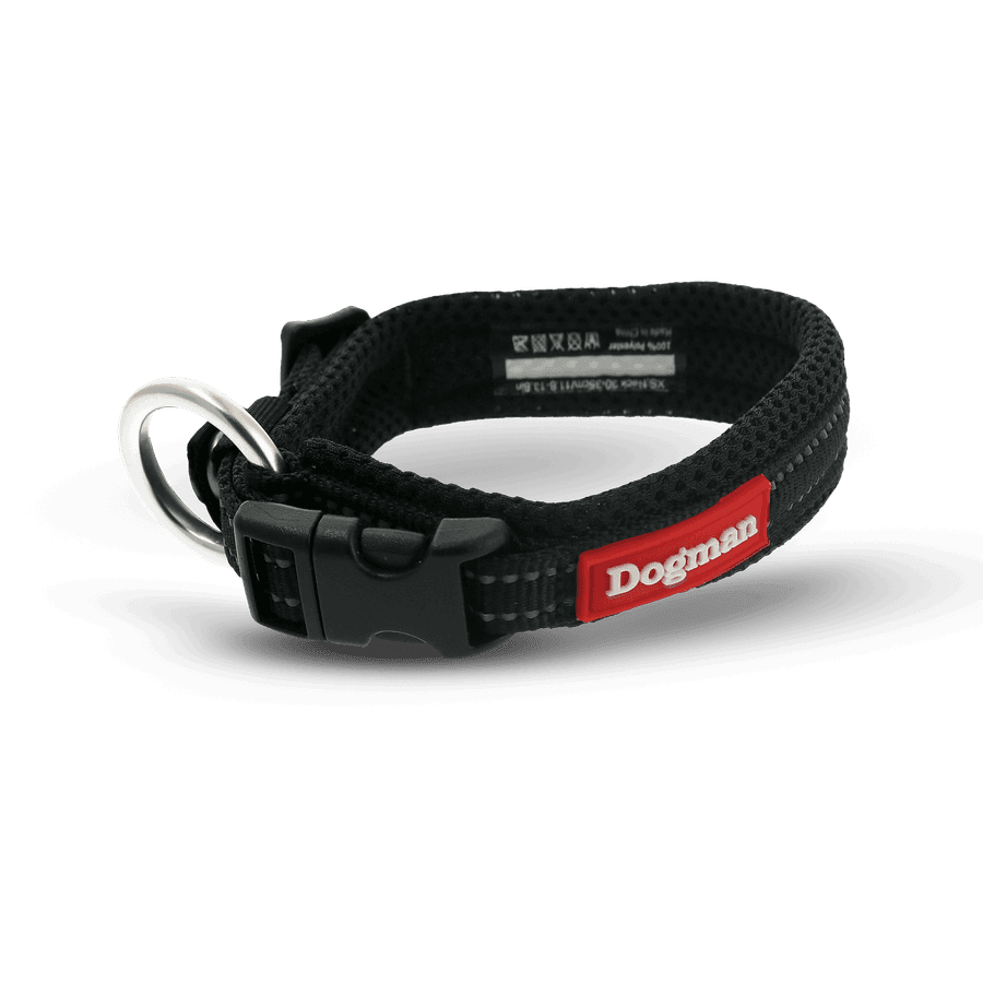 Dogman Air Mesh Vadderat Halsband Beige