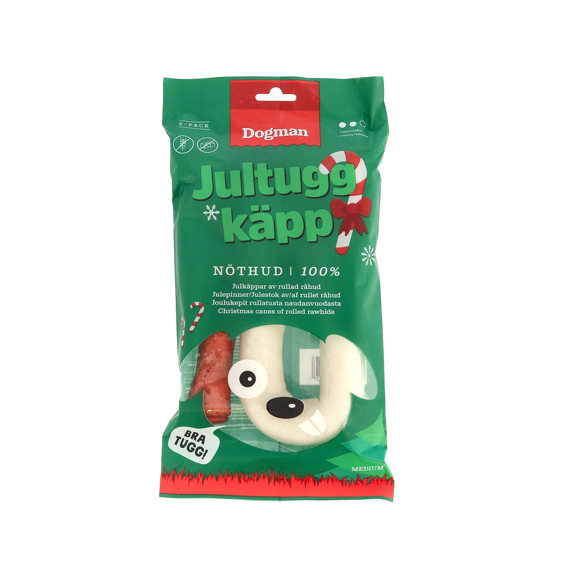 Dogman Jultugg Käpp 2p 20cm
