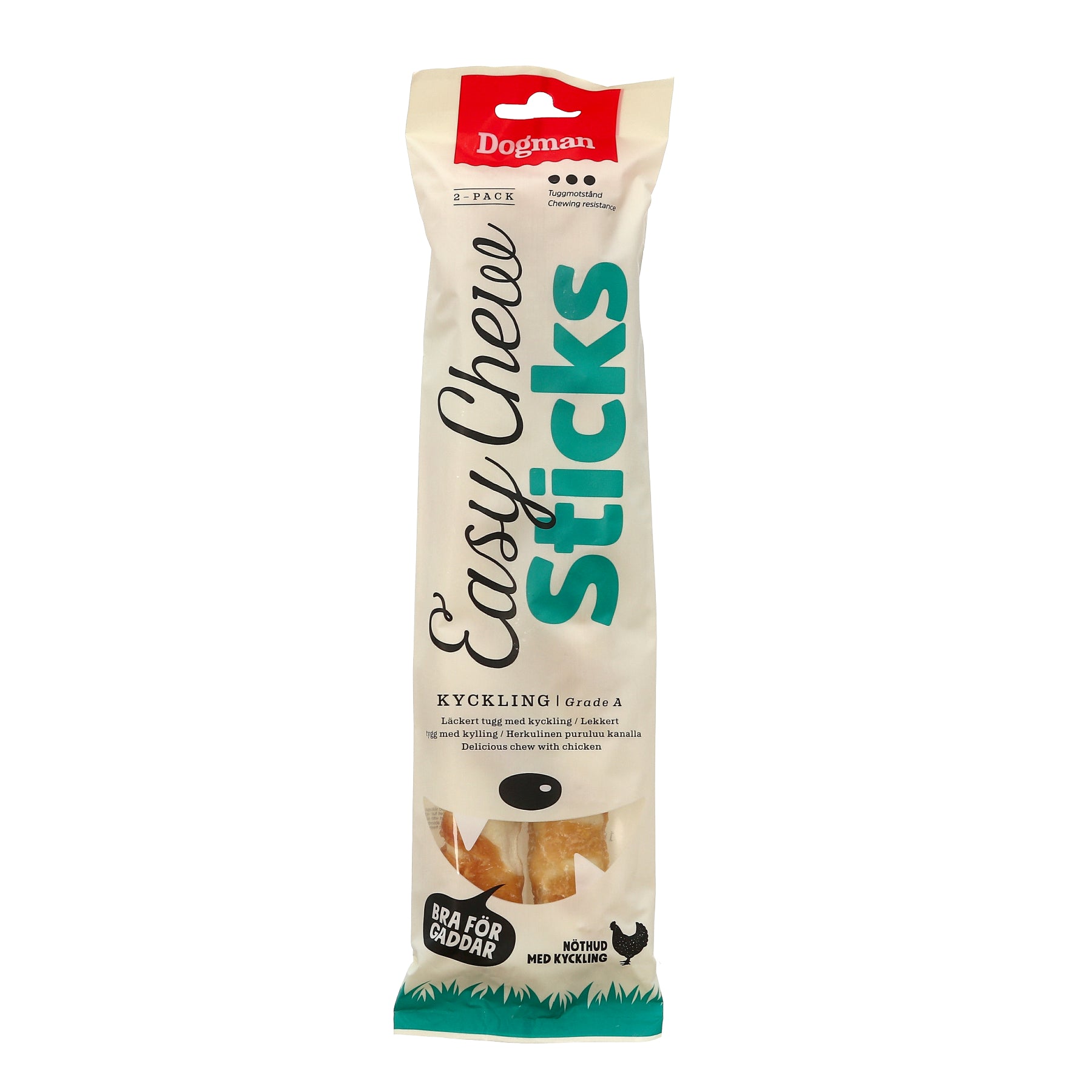 Easychew Sticks Med Kyckling 2p Vit 25cm