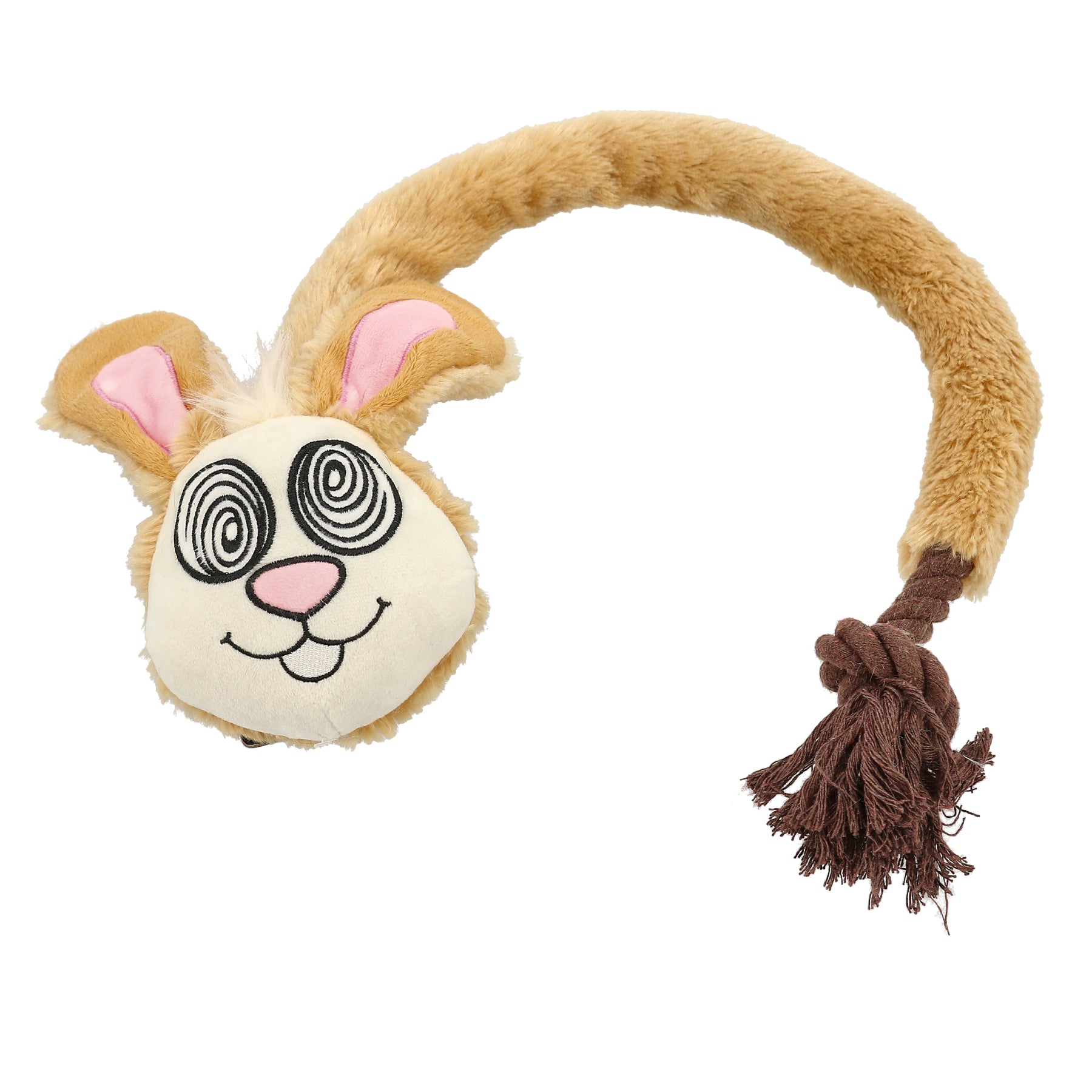 Leksak Spirrerabbit Lång Beige
