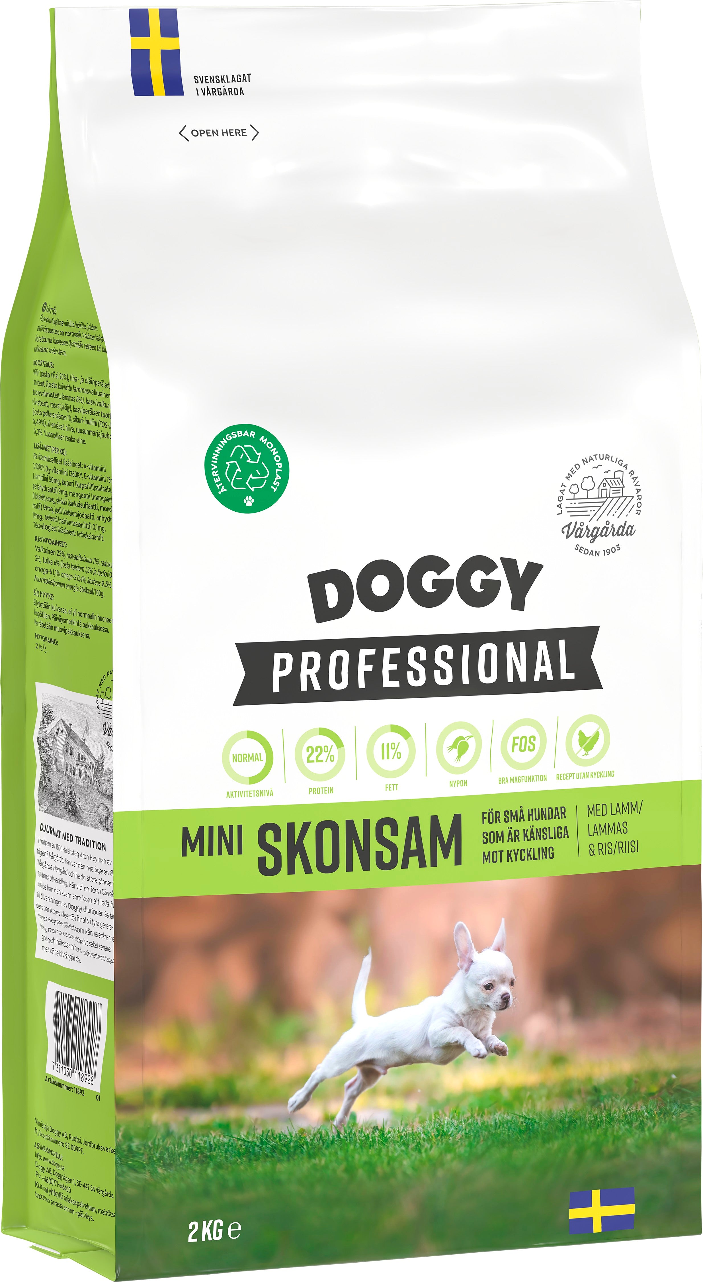 Mini Skonsam Hundfoder