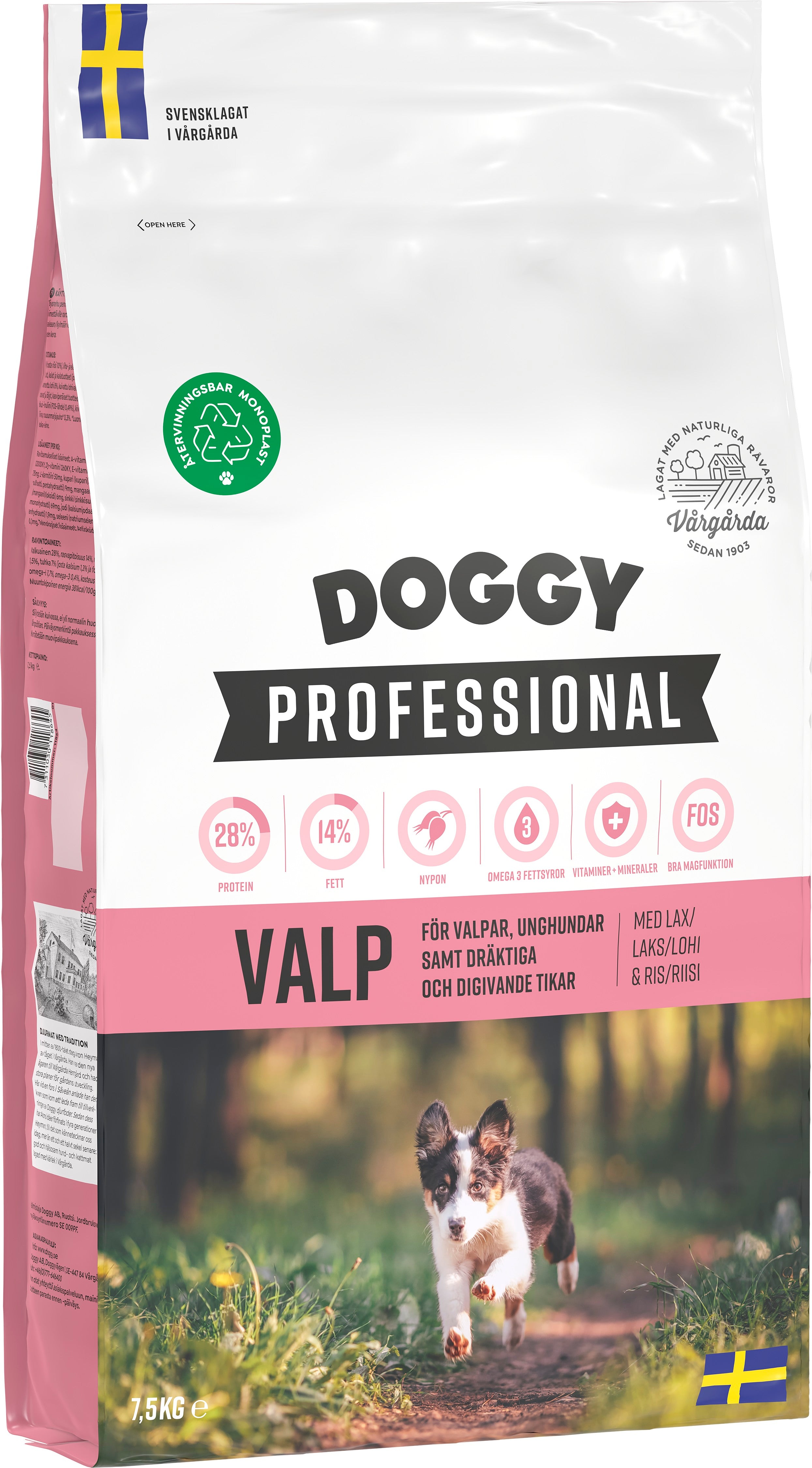 Valp Hundfoder 7,5kg