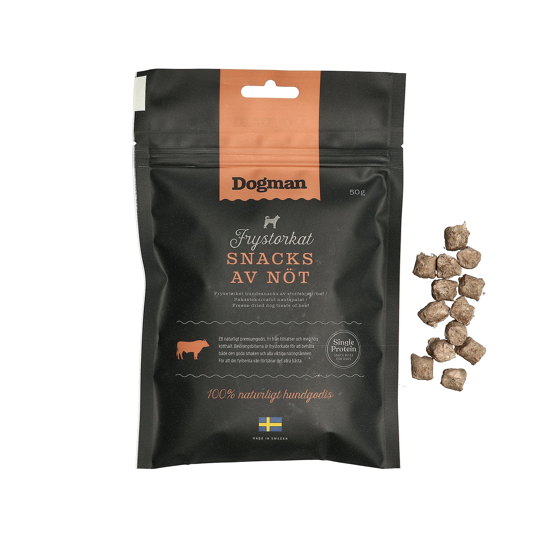 Frystorkat Snacks Av Nöt 50g