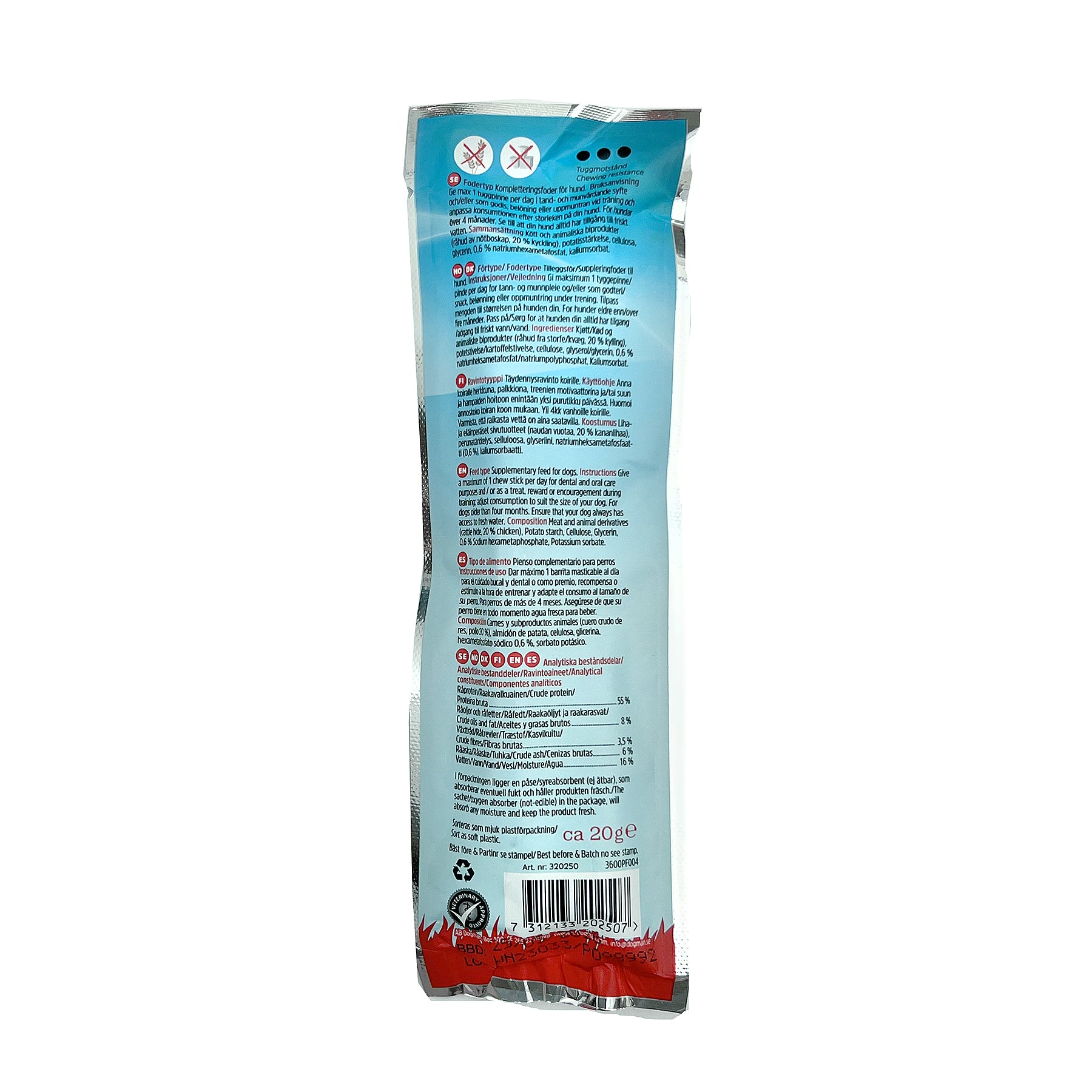 Dogman Tugg Dental S Chew Bone 2p