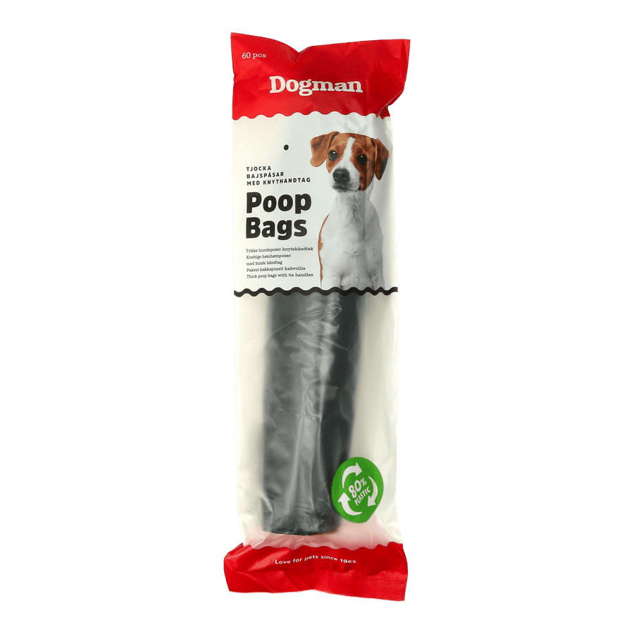 Bajspåsar med handtag 60p