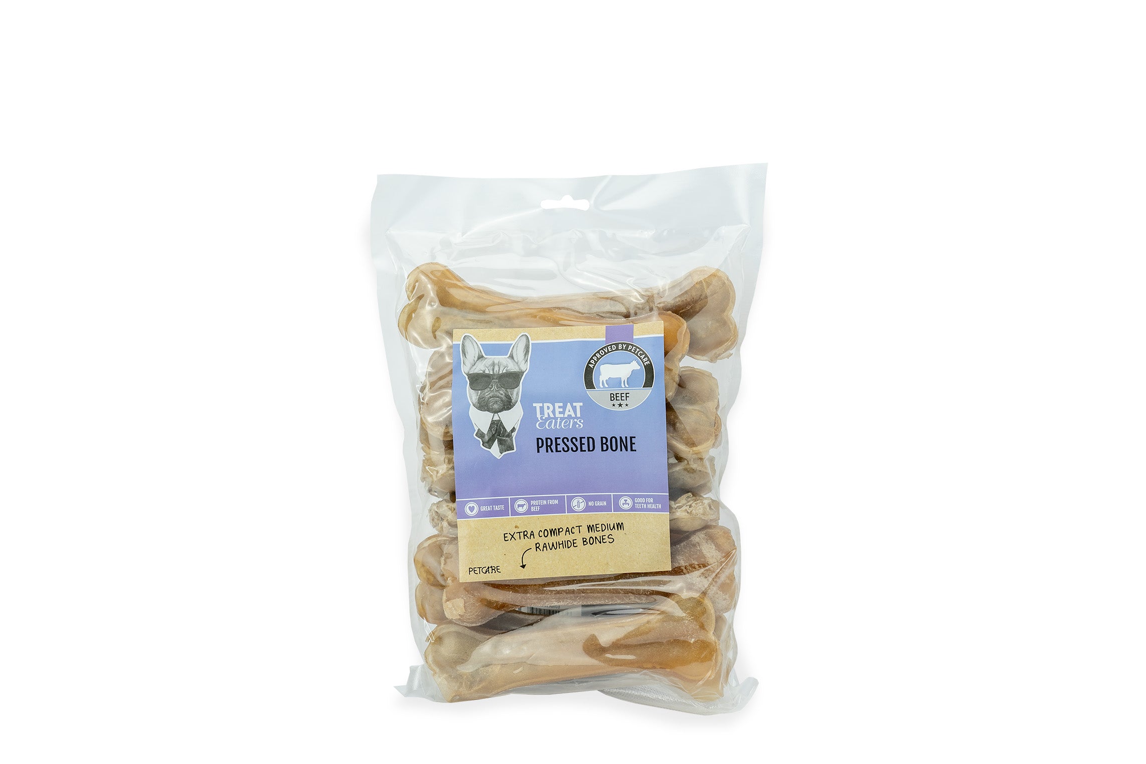 Treateaters Treateaters Pressed Bone 14 cm, 10 pcs