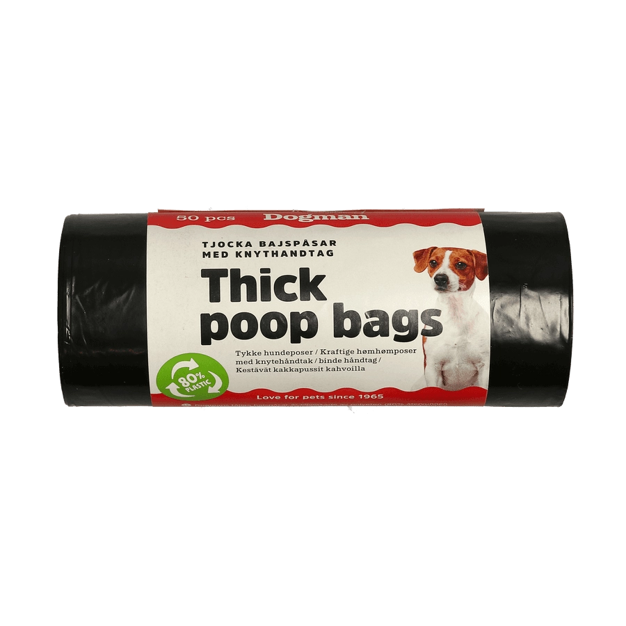 Bajspåsar med handtag 50p