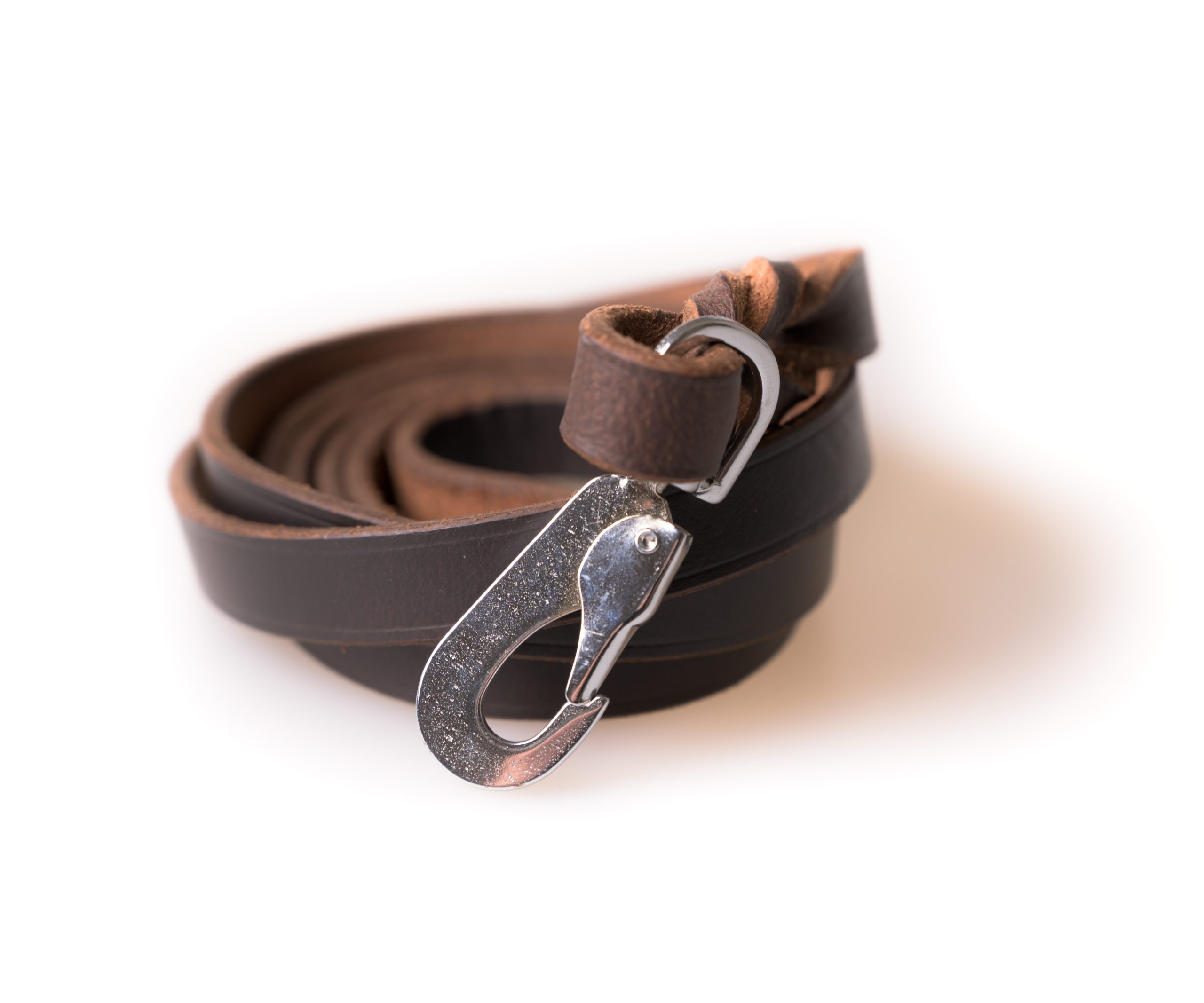 Active Canis Leather Leash (pcp hook), 1,8×180 cm Brown