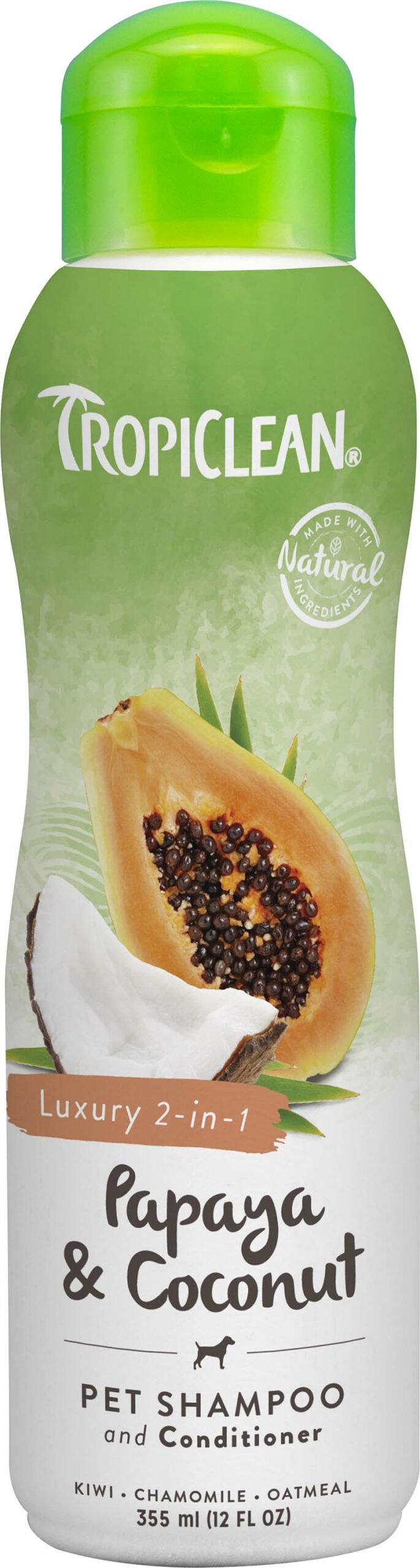 Tropiclean Papaya and Coconut Shampoo 355 ml